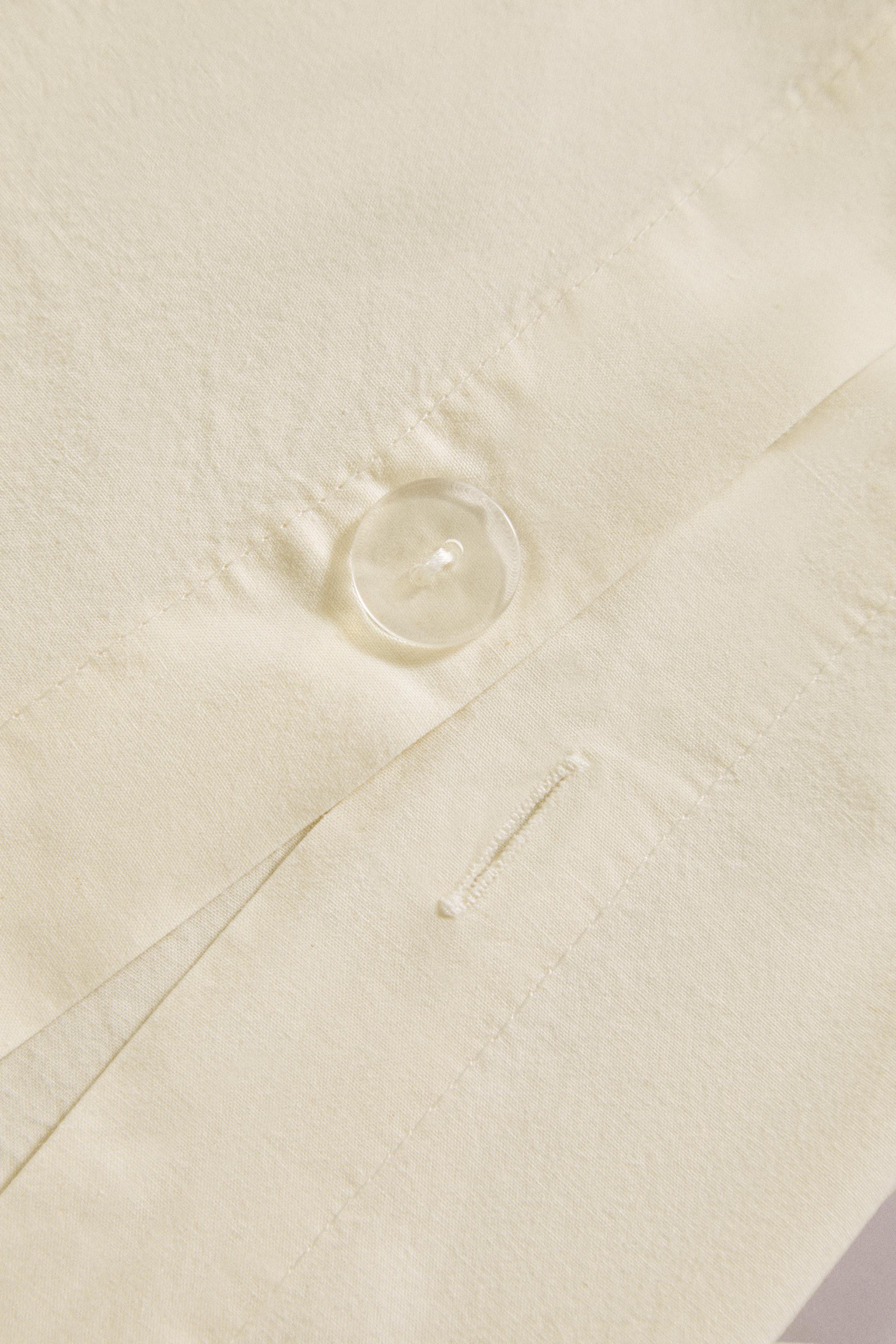 EMBROIDERED PERCALE DUVET COVER (200 TC)